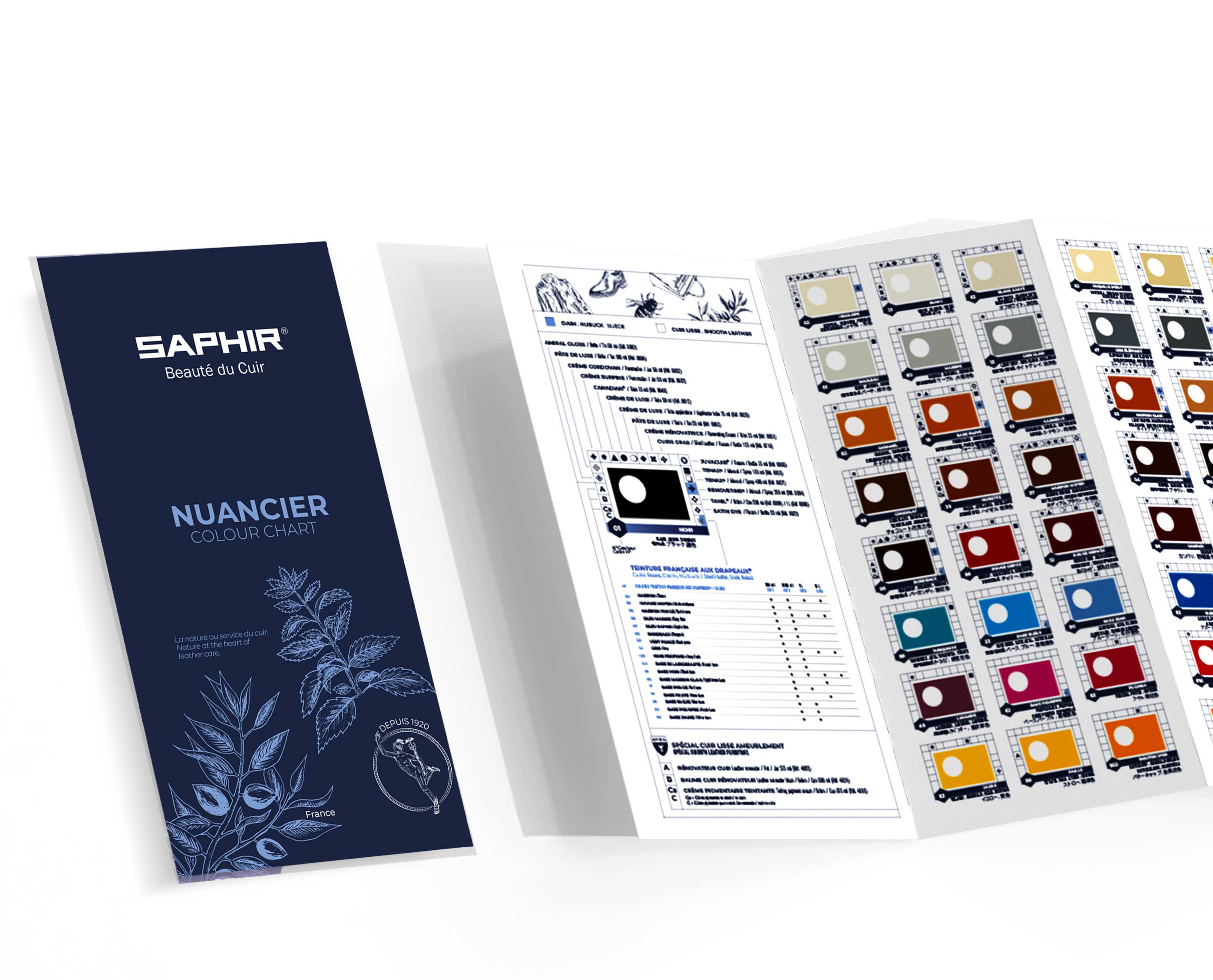 Saphir Colour Chart
