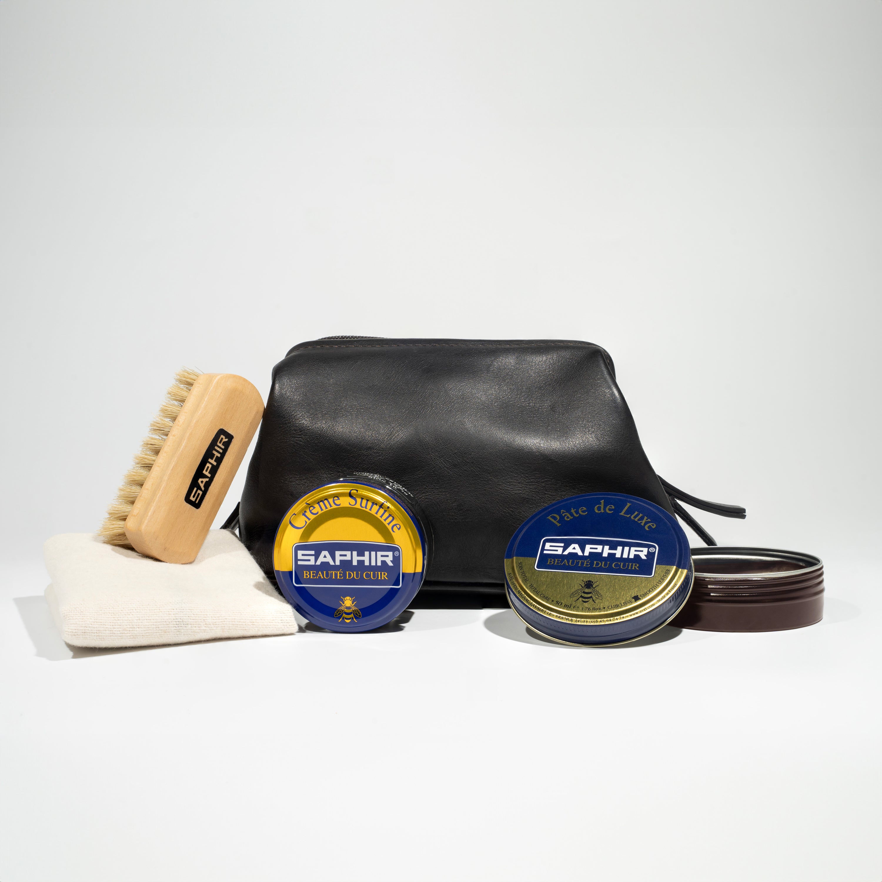 Leather Kit - Brown Polish & Cream