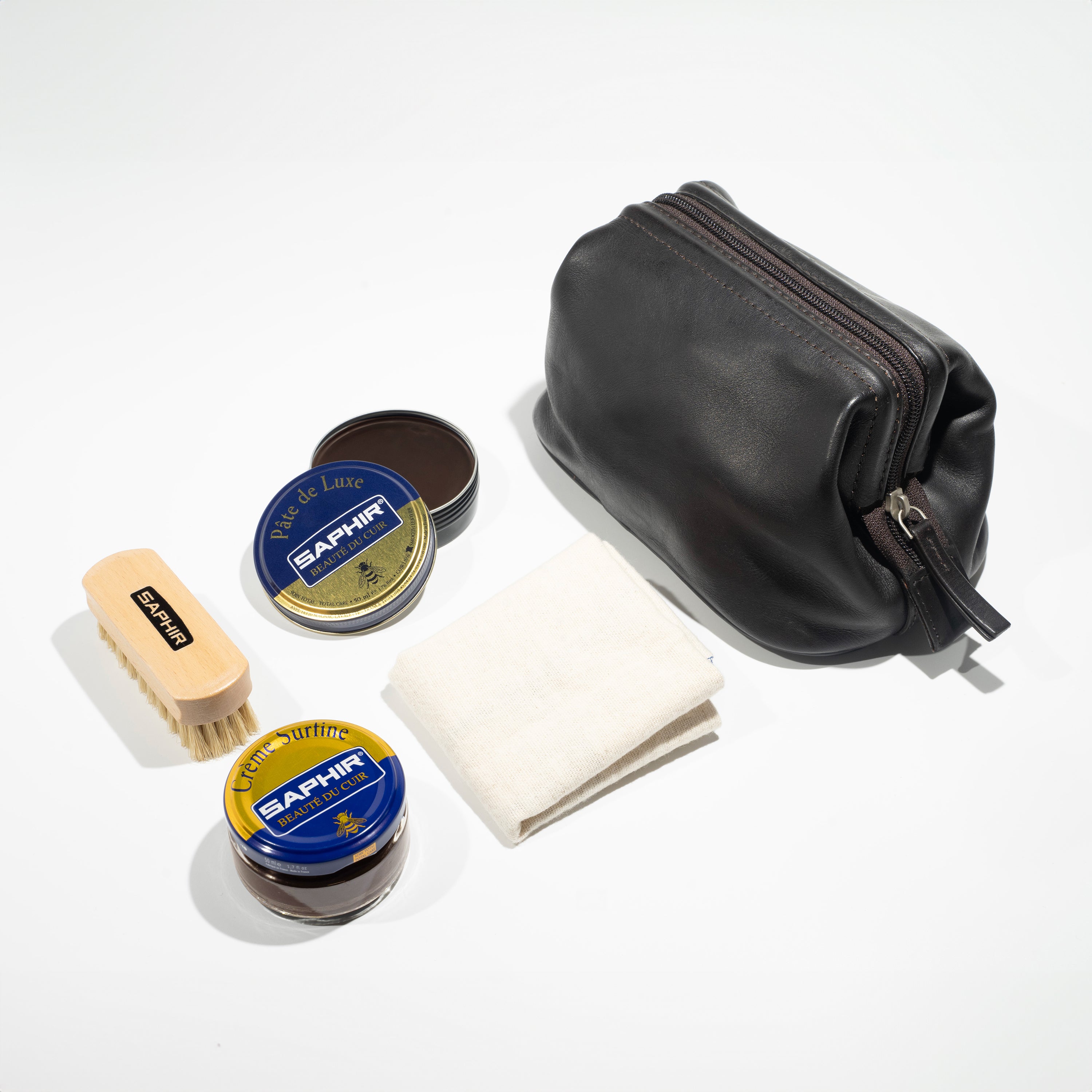 Leather Kit - Brown Polish & Cream