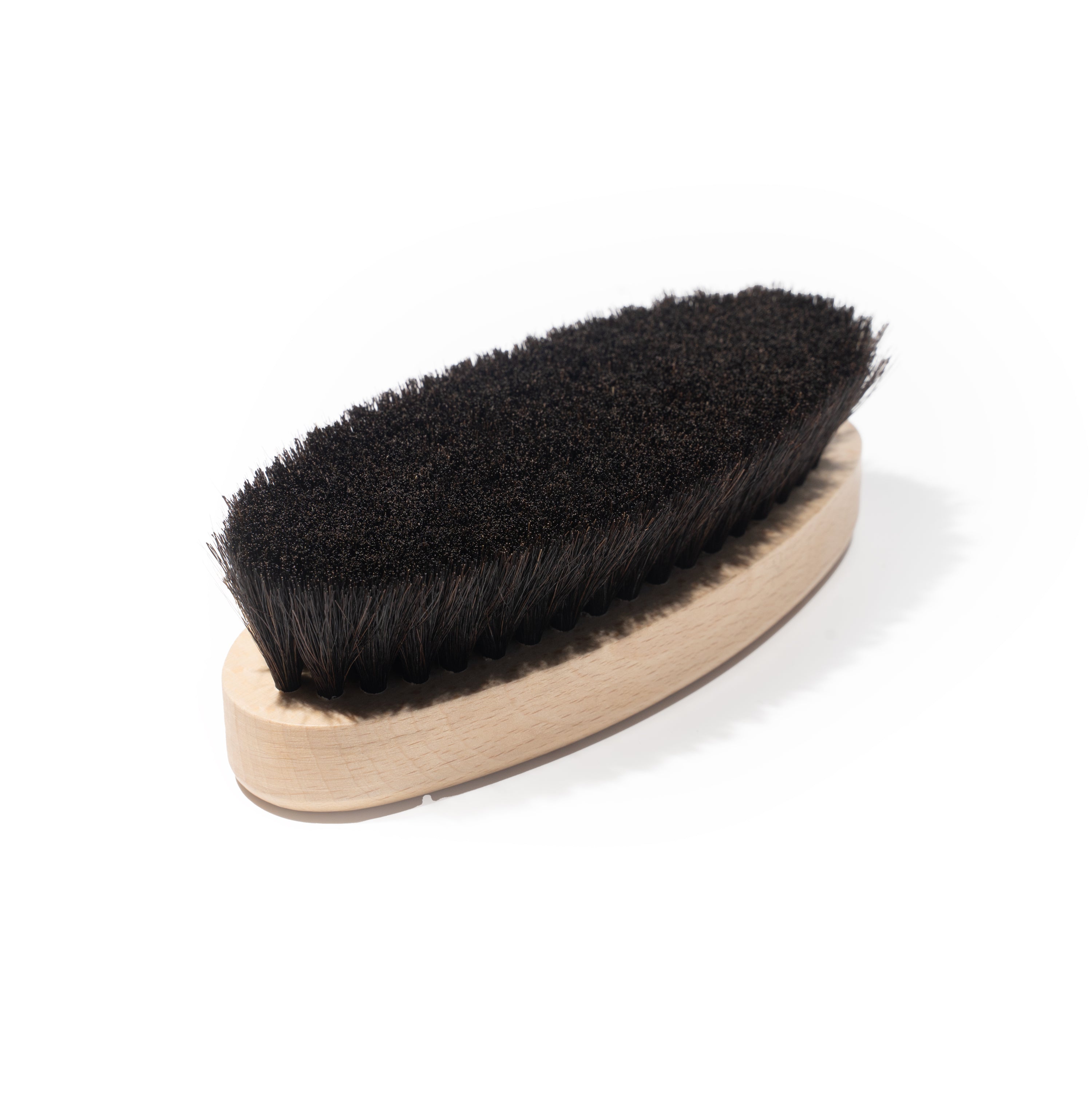Saphir Beaute du Cuir - Oval Hosehair Brush - Black Bristles