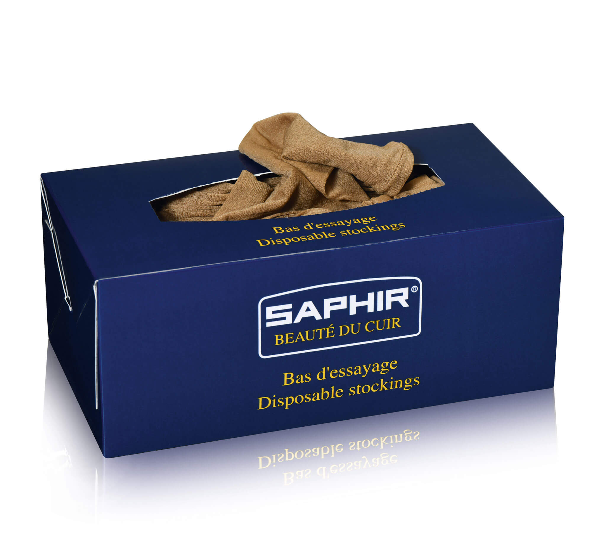 Saphir Beaute du Cuir - Try on socks